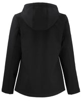 Clique Women's Tempo Recycled Stretch Softshell Full Zip Hooded Jacket-6
