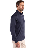 Cutter & Buck Men's Coastline Recycled Double Peached Quarter Zip Pullover-3