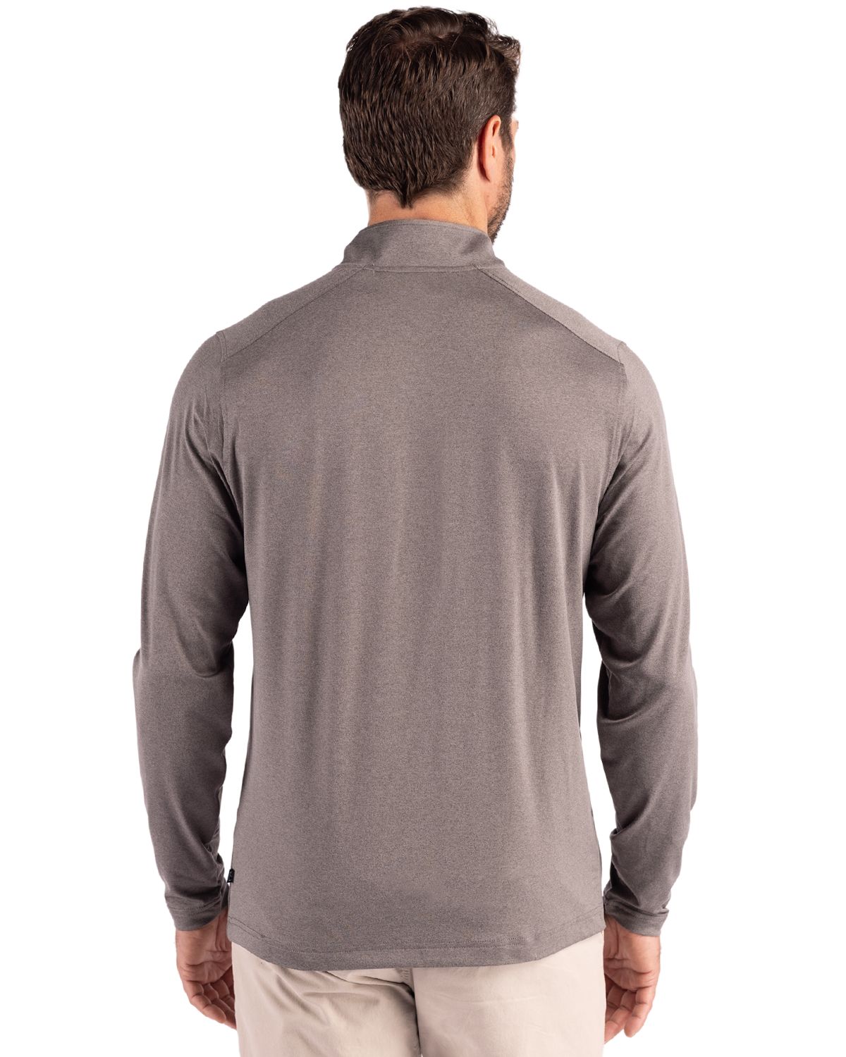 Cutter & Buck Men's Coastline Recycled Double Peached Quarter Zip Pullover-2