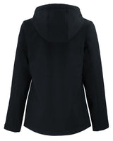 Clique Women's Tempo Recycled Stretch Softshell Full Zip Hooded Jacket-6