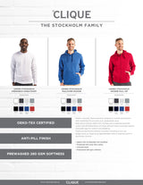 Clique Men's Stockholm Full Zip Hooded Sweatshirt-9