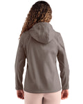 Clique Women's Tempo Recycled Stretch Softshell Full Zip Hooded Jacket-1