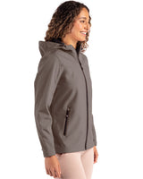 Clique Women's Tempo Recycled Stretch Softshell Full Zip Hooded Jacket-3