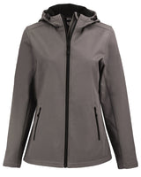 Clique Women's Tempo Recycled Stretch Softshell Full Zip Hooded Jacket-4