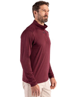 Cutter & Buck Men's Coastline Recycled Double Peached Quarter Zip Pullover-3
