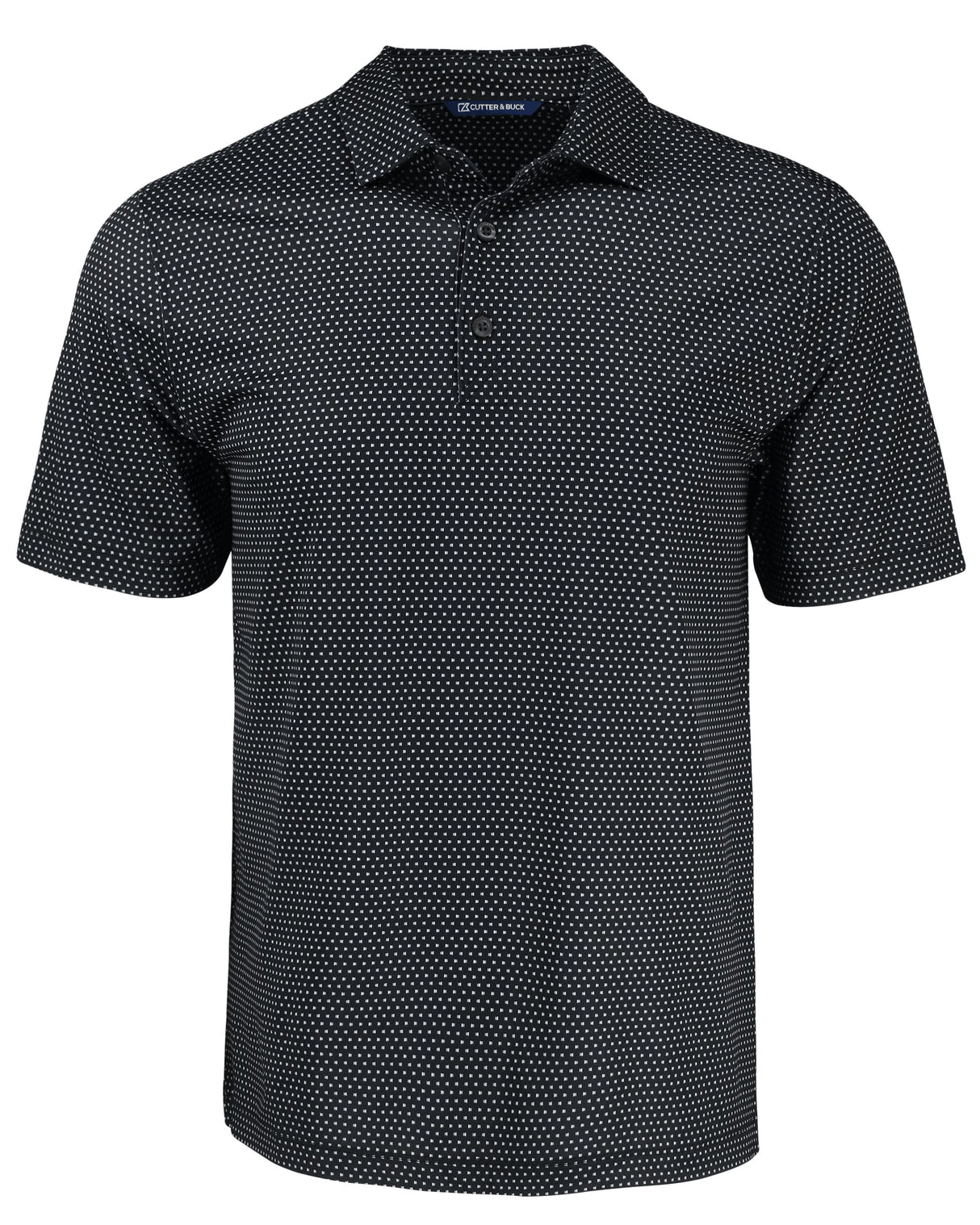 Cutter & Buck Men's Pike Recycled Shadow Check Print Polo-1