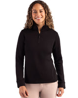 Clique Women's Haven Recycled Quarter Zip Sweatshirt-5