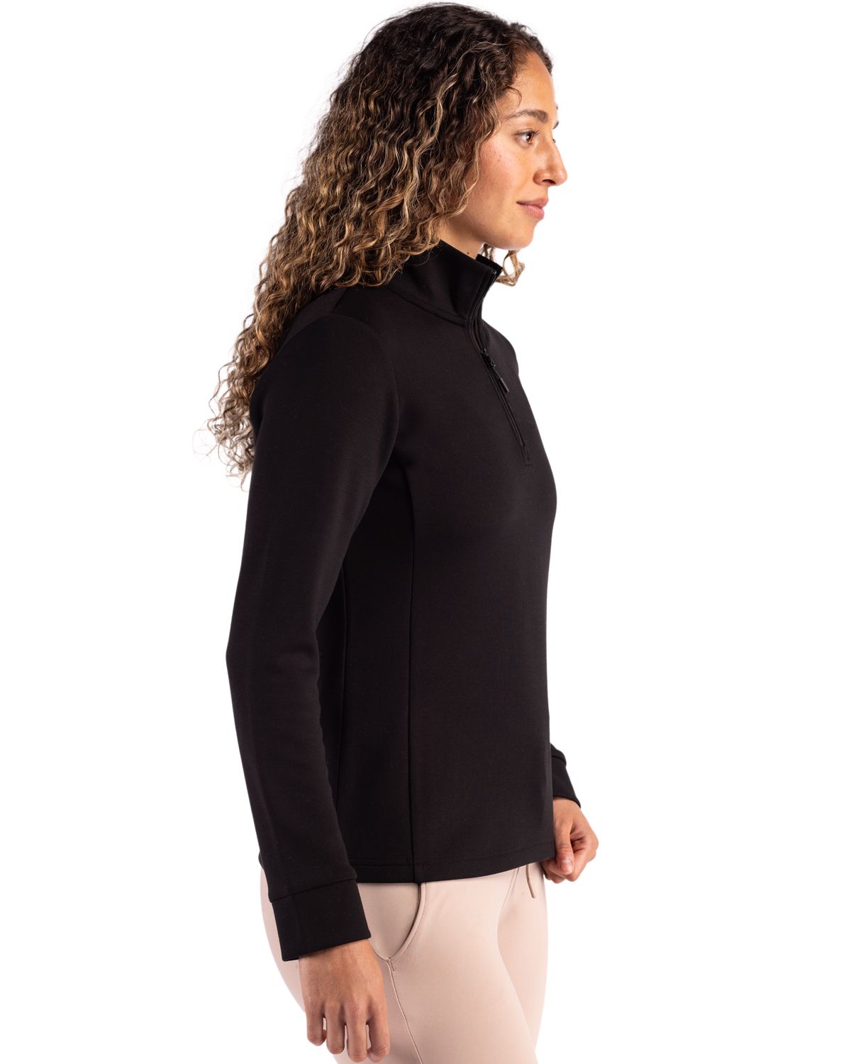 Clique Women's Haven Recycled Quarter Zip Sweatshirt-7