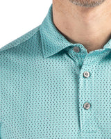 Cutter & Buck Men's Pike Recycled Shadow Check Print Polo-8