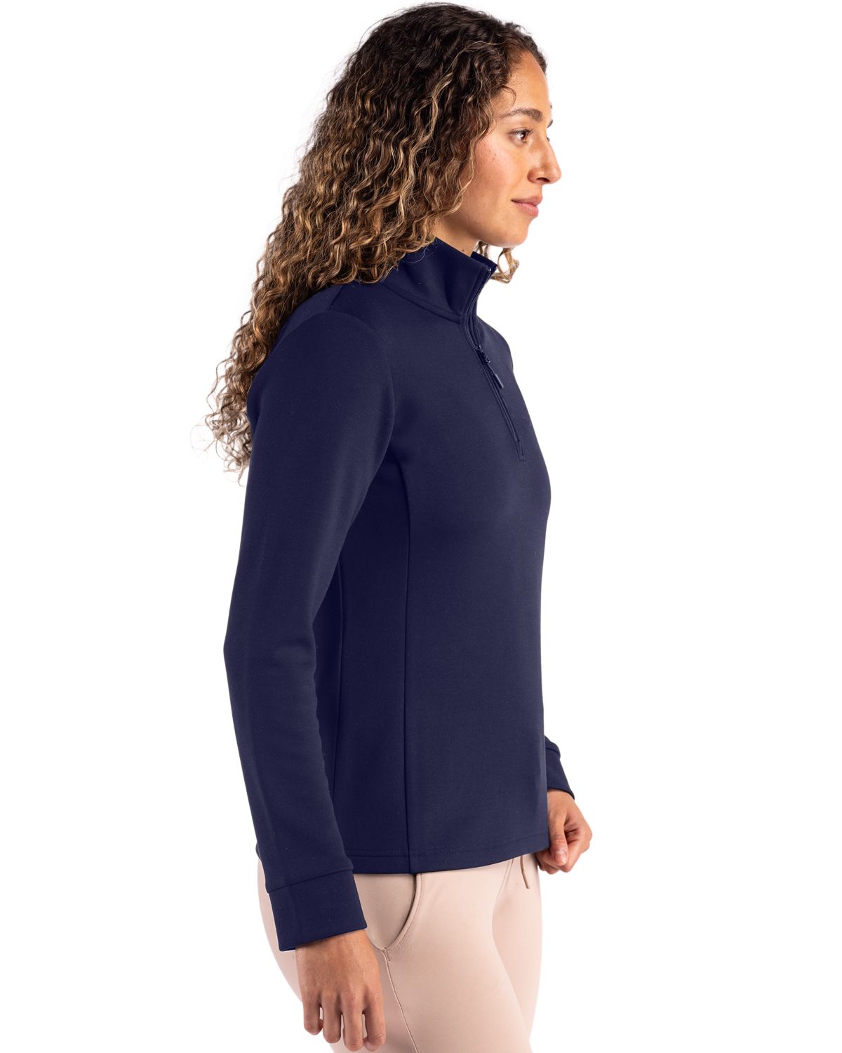 Clique Women's Haven Recycled Quarter Zip Sweatshirt-6
