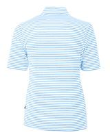 Cutter & Buck Women's Virtue Recycled Stripe Featherlight Pique Half Zip-3