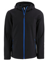 Clique Men's Tempo Recycled Stretch Softshell Full Zip Hooded Jacket-4