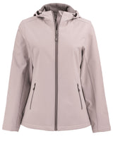 Clique Women's Tempo Recycled Stretch Softshell Full Zip Hooded Jacket-5