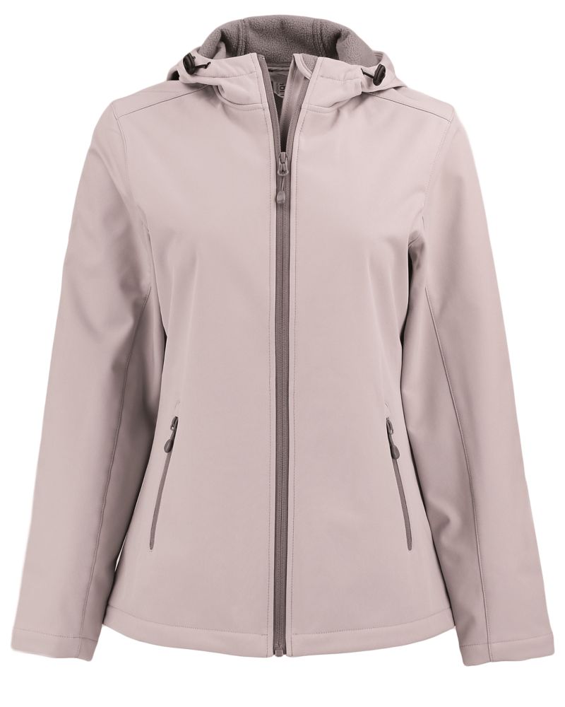 Clique Women's Tempo Recycled Stretch Softshell Full Zip Hooded Jacket-6