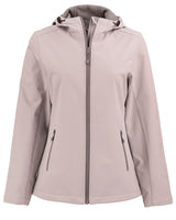 Clique Women's Tempo Recycled Stretch Softshell Full Zip Hooded Jacket-6