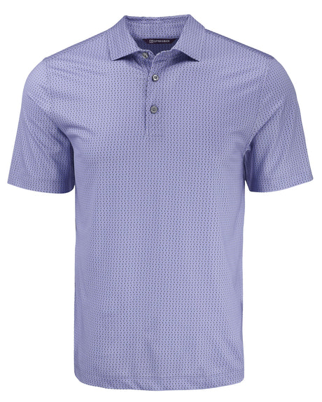 Cutter & Buck Men's Pike Recycled Shadow Check Print Polo-1