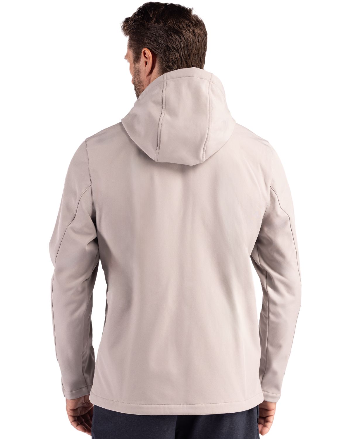 Clique Men's Tempo Recycled Stretch Softshell Full Zip Hooded Jacket-2