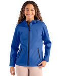 Clique Women's Tempo Recycled Stretch Softshell Full Zip Hooded Jacket-1