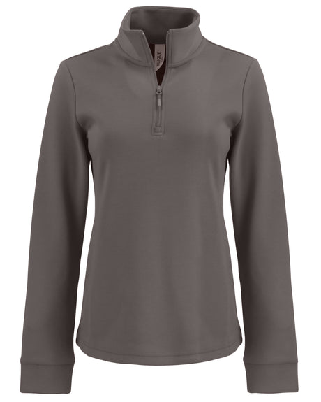 Clique Women's Haven Recycled Quarter Zip Sweatshirt-1