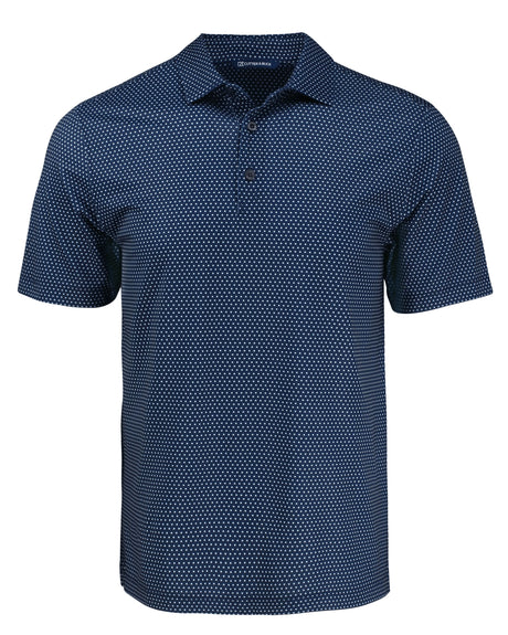 Cutter & Buck Men's Pike Recycled Shadow Check Print Polo-1
