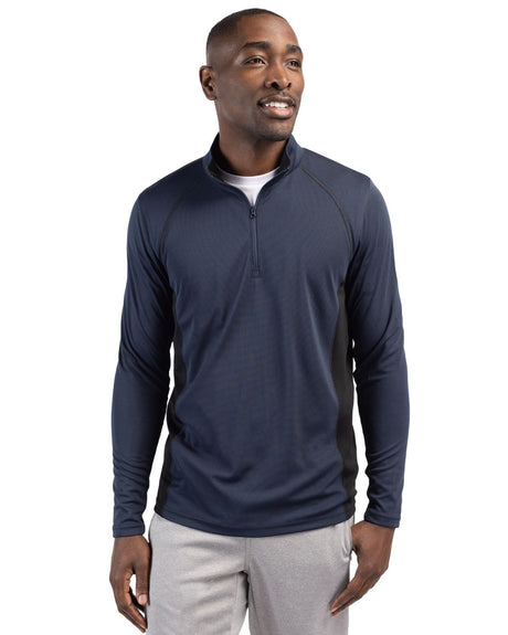 Clique Men's Ice Pique Colorblock Tech Half Zip-1