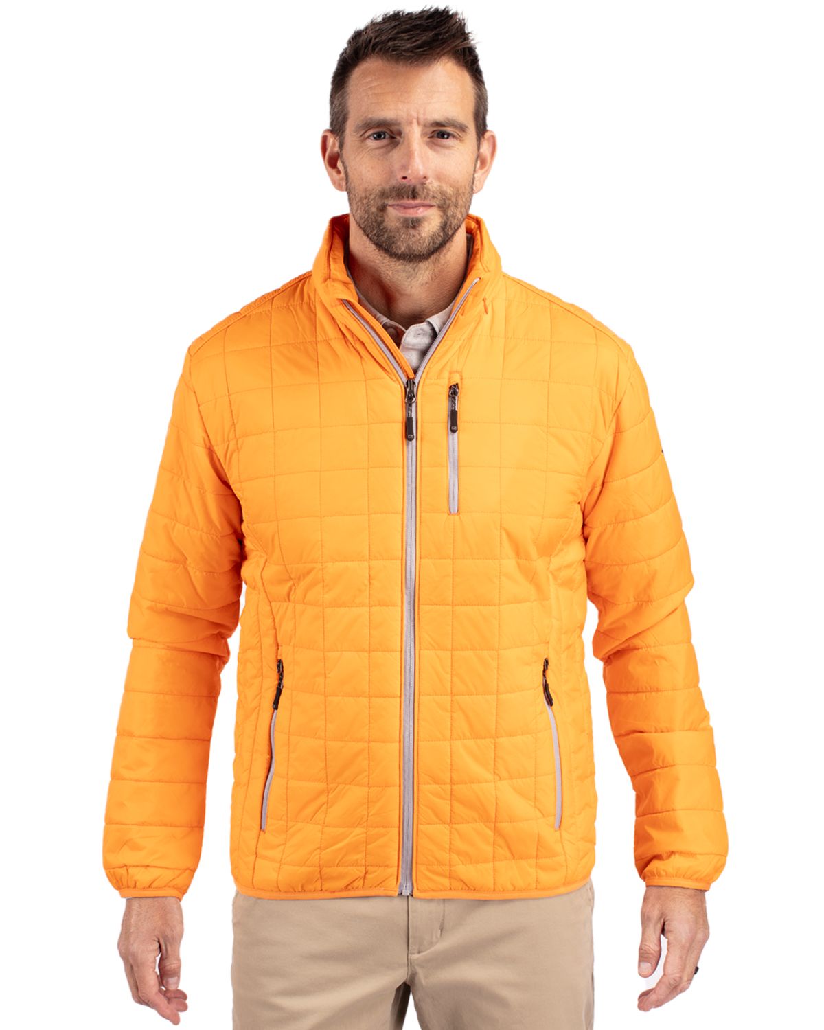 Cutter & Buck Men's Rainier Recycled Insulated Puffer Full Zip Jacket-8