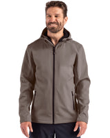 Clique Men's Tempo Recycled Stretch Softshell Full Zip Hooded Jacket-2