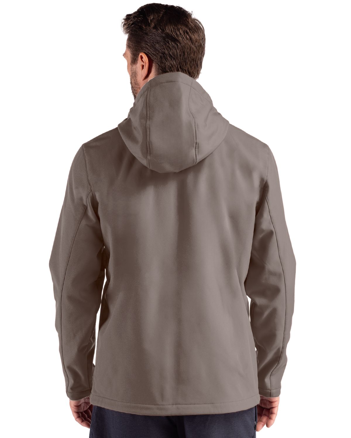 Clique Men's Tempo Recycled Stretch Softshell Full Zip Hooded Jacket-3