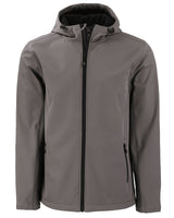 Clique Men's Tempo Recycled Stretch Softshell Full Zip Hooded Jacket-4