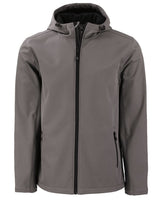 Clique Men's Tempo Recycled Stretch Softshell Full Zip Hooded Jacket-5