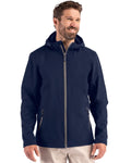 Clique Men's Tempo Recycled Stretch Softshell Full Zip Hooded Jacket-1
