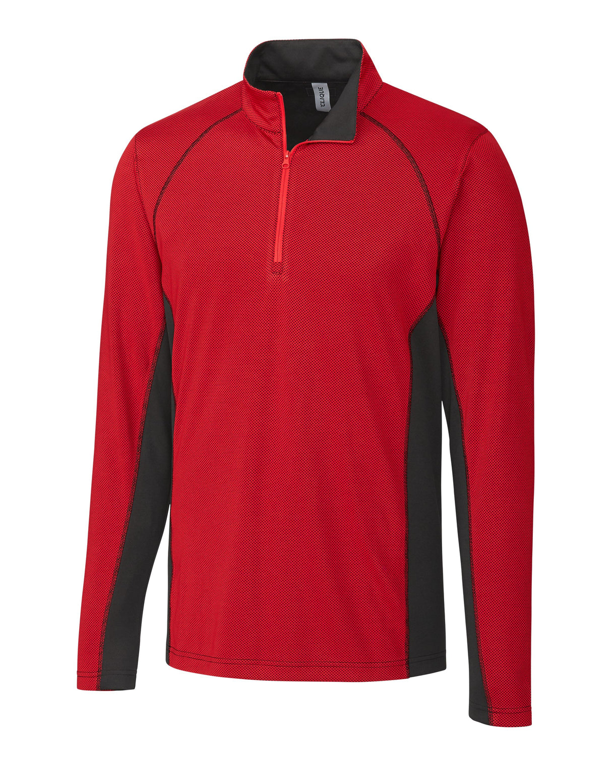 Clique Men's Ice Pique Colorblock Tech Half Zip-1