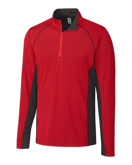 Clique Men's Ice Pique Colorblock Tech Half Zip-1