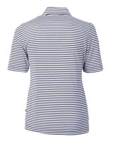 Cutter & Buck Women's Virtue Recycled Stripe Featherlight Pique Half Zip-6