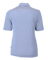 Cutter & Buck Women's Virtue Recycled Stripe Featherlight Pique Half Zip-6