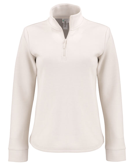 Clique Women's Haven Recycled Quarter Zip Sweatshirt-1