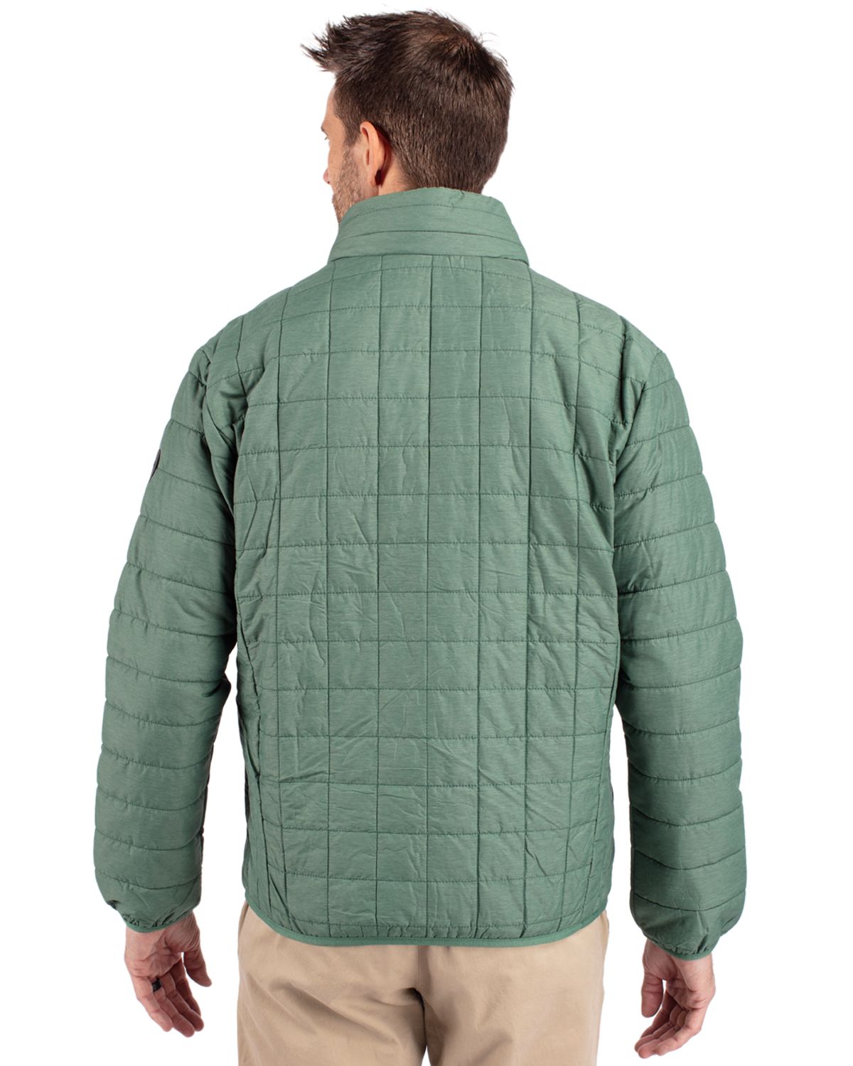 Cutter & Buck Men's Rainier Recycled Insulated Puffer Full Zip Jacket-6