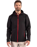 Clique Men's Tempo Recycled Stretch Softshell Full Zip Hooded Jacket-1
