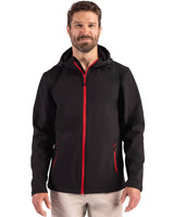 Clique Men's Tempo Recycled Stretch Softshell Full Zip Hooded Jacket-1