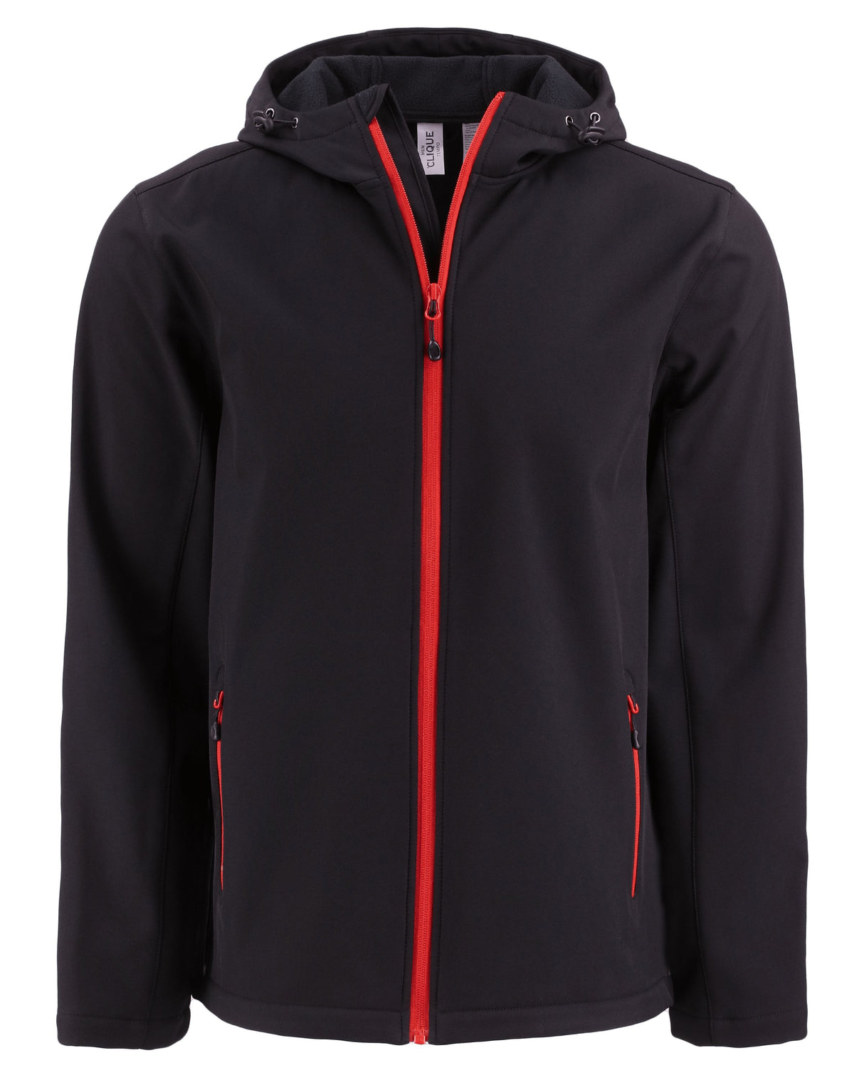 Clique Men's Tempo Recycled Stretch Softshell Full Zip Hooded Jacket-4