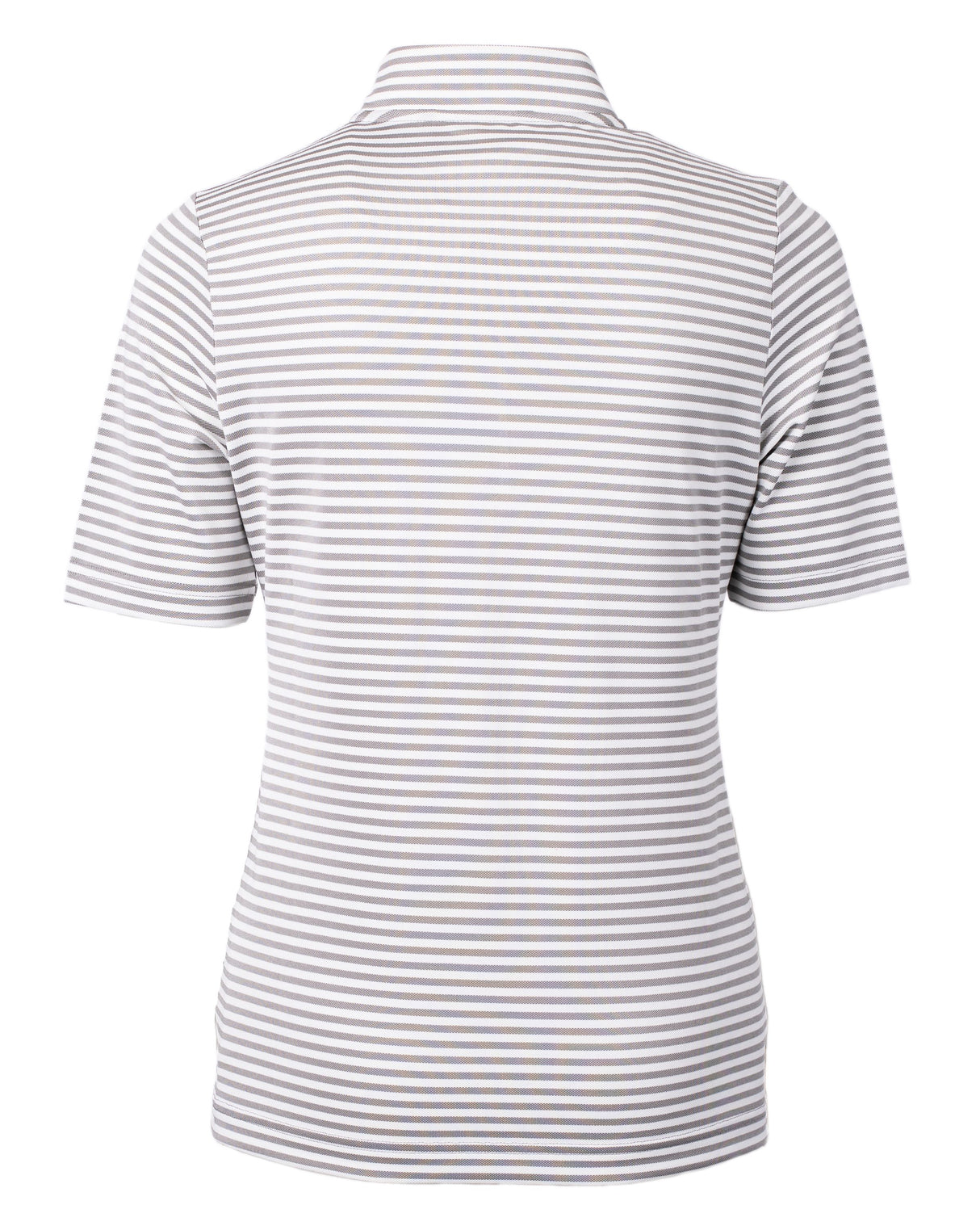 Cutter & Buck Women's Virtue Recycled Stripe Featherlight Pique Half Zip-8