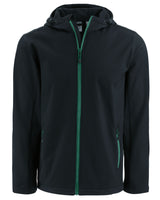 Clique Men's Tempo Recycled Stretch Softshell Full Zip Hooded Jacket-4