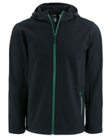 Clique Men's Tempo Recycled Stretch Softshell Full Zip Hooded Jacket-5