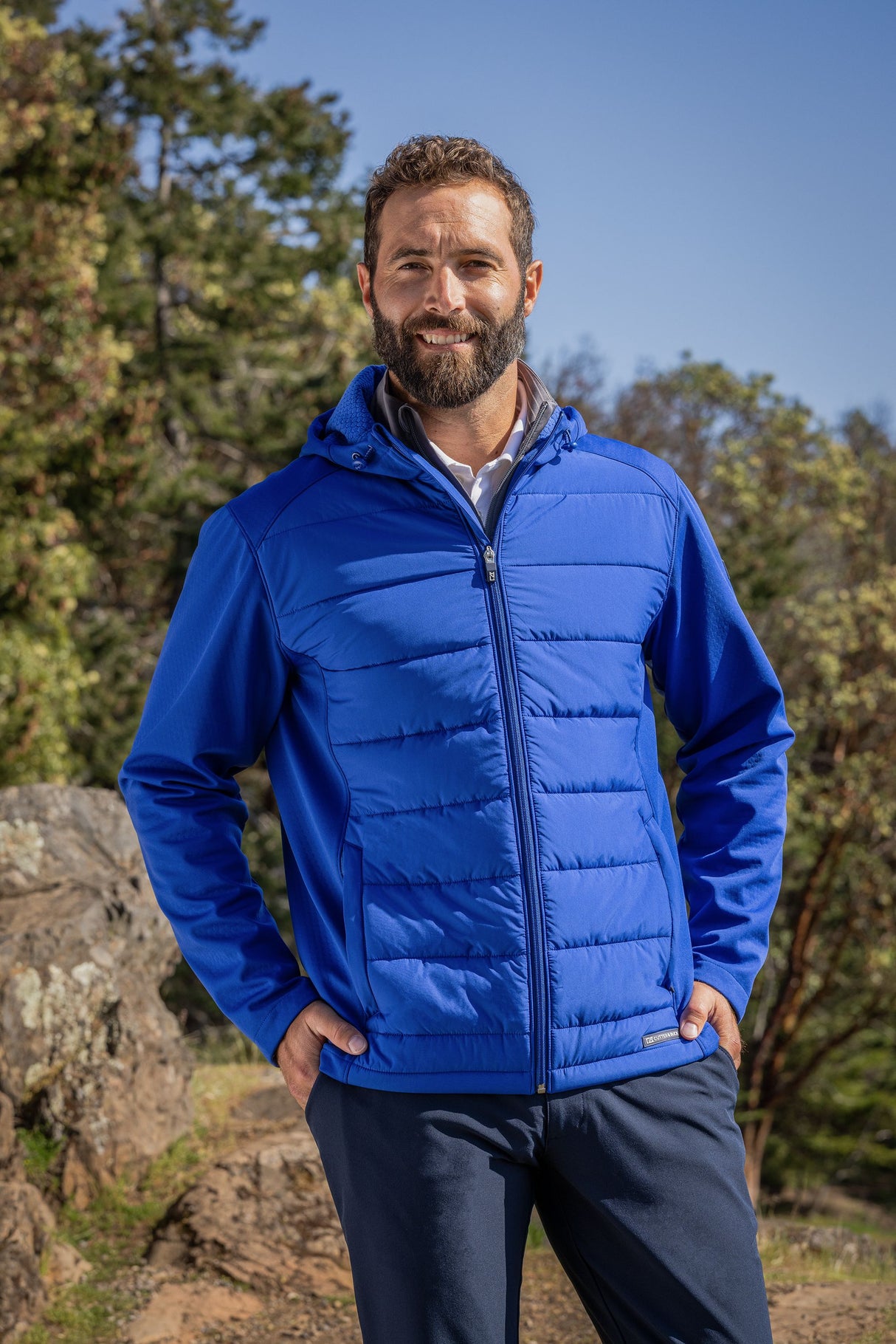 Cutter & Buck Men's Evoke Hybrid Full Zip Jacket-4