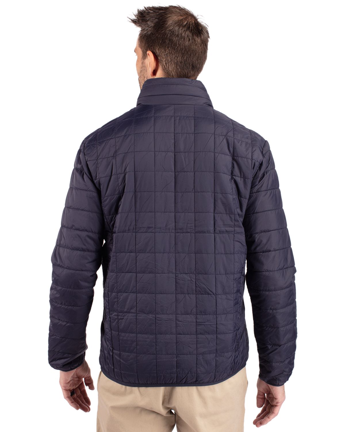 Cutter & Buck Men's Rainier Recycled Insulated Puffer Full Zip Jacket-8