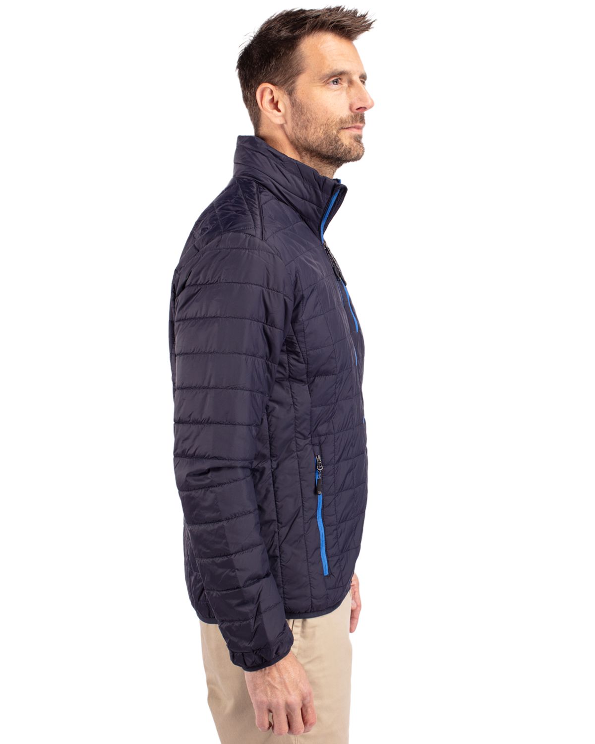 Cutter & Buck Men's Rainier Recycled Insulated Puffer Full Zip Jacket-9