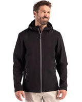 Clique Men's Tempo Recycled Stretch Softshell Full Zip Hooded Jacket-1