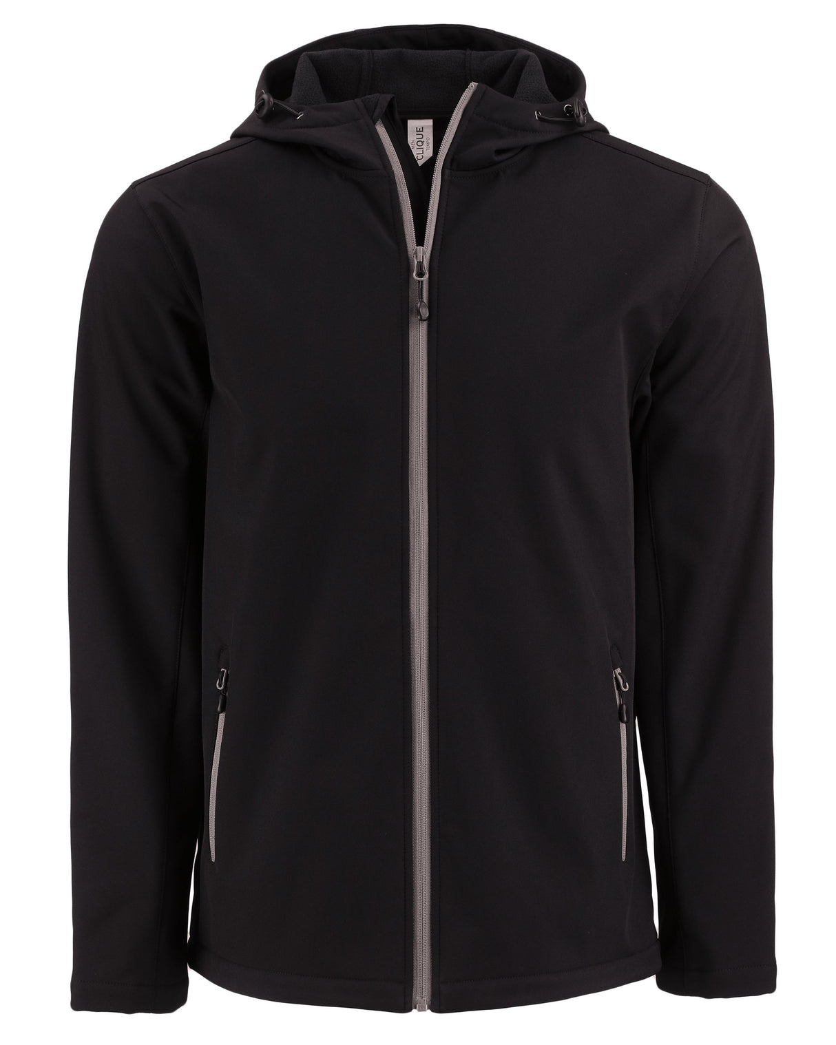 Clique Men's Tempo Recycled Stretch Softshell Full Zip Hooded Jacket-4