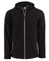 Clique Men's Tempo Recycled Stretch Softshell Full Zip Hooded Jacket-4