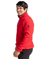 Cutter & Buck Men's Cascade Epic Comfort Recycled Sherpa Fleece Quarter Zip Jacket-5